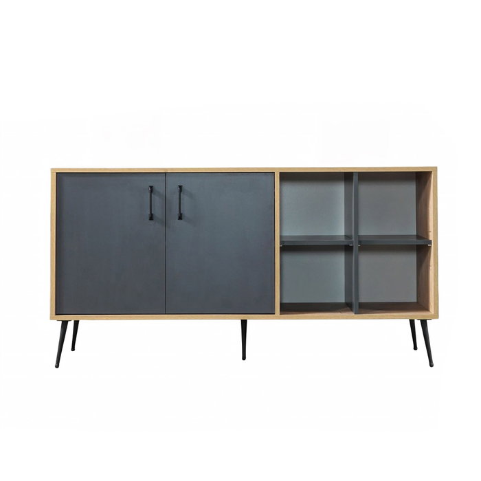 Hanah Home Şile 4609 Consola en Roble Zafiro y Antracita Hanah Home Şile 4609 Consola en Roble Zafiro y Antracita